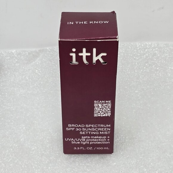 Itk Broad Spectrum SPF 30 Sunscreen Setting Mist 3.3 Fl. Oz / 100 mL - Picture 1 of 1
